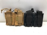 (2) Condor Tan Double M14 Kangaroo Mag Pouch, Condor Black M14 Kangaroo Mag Pouch