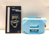 (2) Rambler Straw Camp, 2 lb Yeti Ice