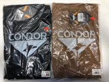 (2) Two Condor Battle Top Size XXL Black and Tan MSRP: $29.95