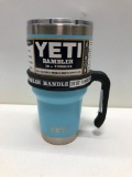 (2) Yeti Rambler 30oz Tumbler Reef Blue, Yeti Rambler 30oz Handle