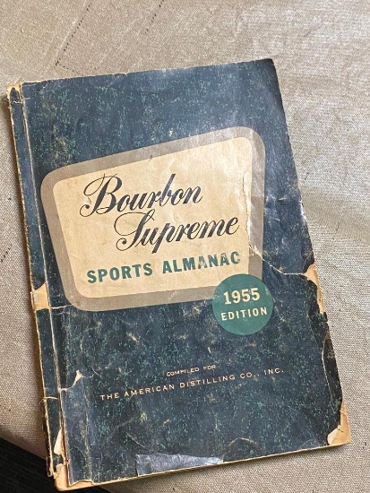 Bourbon Supreme 1955 Edition Sports Almanac, See Photo for Condition
