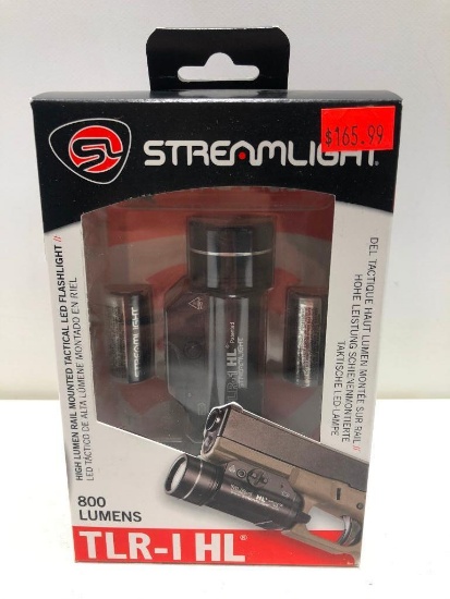 StreamLight 800 Lumens Rail Mounted Tactical LED Flashlight MSRP $165.99