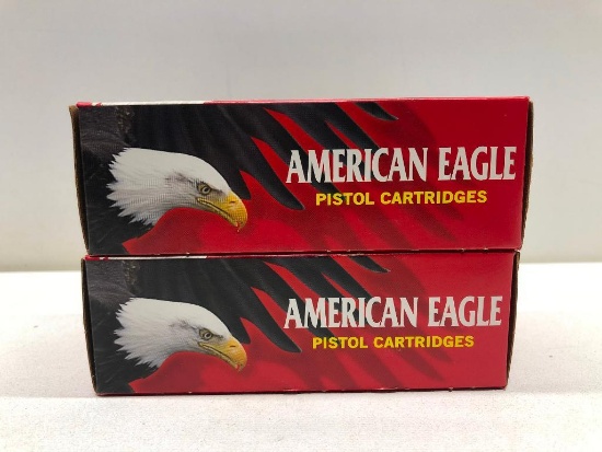 Lot Of 2 Boxes American Eagle 38 Special 130 Grain Full Metal Jacket Ammo - 100 Rounds
