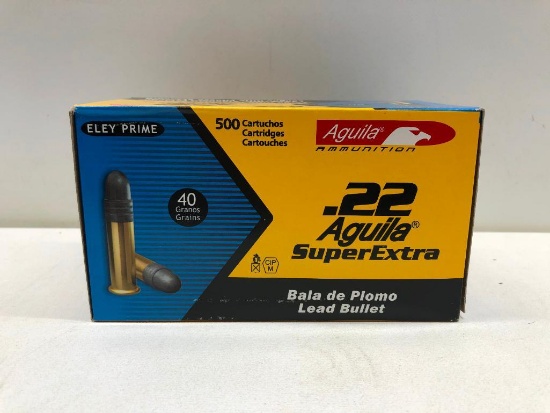 Aguila .22 SuperExtra 40 Grain Ammo MSRP $44.99 - 500 Rounds