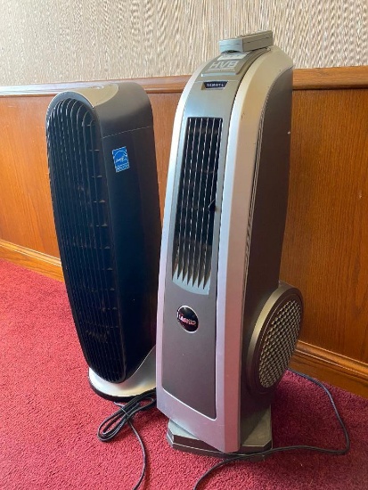 Two (2) Fans, Lasko w/ Remote, Honeywell