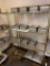 Stainless Steel Wire Stationary Shelving Unit by Central Restaurant Products: 48in x 18in x 75in