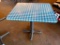 Restaurant Table, Laminate Top, Steel Pedestal Base, 24in x 30in x 30in