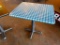 Restaurant Table, Laminate Top, Steel Pedestal Base, 24in x 30in x 30in