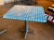 Restaurant Table, Laminate Top, Steel Pedestal Base, 24in x 30in x 30in