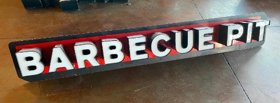 Barbecue Pit Sign - Approx. 8ft