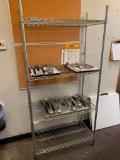 Stainless Steel Wire Stationary Shelving Unit by Central Restaurant Products: 36in x 18in x 75in