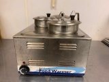 Chef's Supreme Food Warmer, Full Size w/ 3 Steam Table Pan Soup Inserts, Lids and Ladels