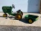 Vintage Ertl John Deere Pedal Tractor and Orig. Pull Behind Wagon