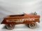 Vintage Fire Truck Pedal Car, As-Is