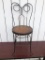 Twisted Iron Ice Cream Chair