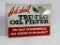 Vintage Metal Tru-Flow Oil Filter Sign, 16in x 36in