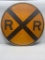 Railroad Crossing Sign, Double Sided