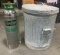 Fyr-Fyter Fire Extinguisher, Galvanized Trash Can and Lid