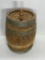 Early Mound City Brewing Co Wooden Beer Keg w/ Bung, Iron Band, Rare, New Athens ILL