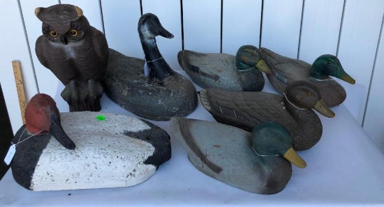 Old Duck and Goose Decoys