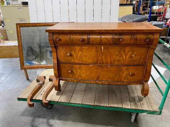 Antique Dresser and Mirror