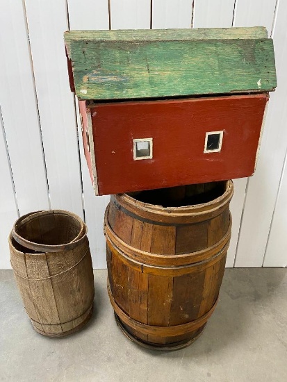 Nail Kegs, Folk Art Barn