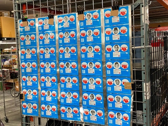 Vintage Uncut Sheet of RC Cola Aluminum All Star Baseball Player Cans