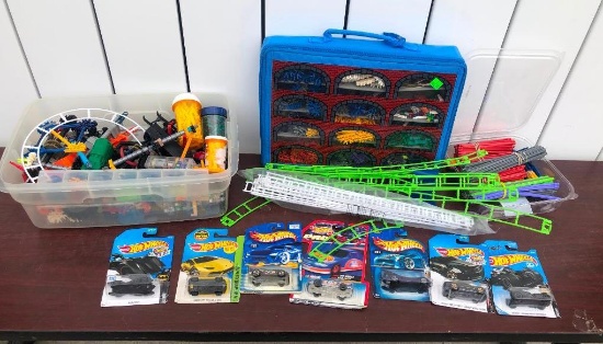 Vintage Knects Magnetic Toys and Hot Sheels Cars