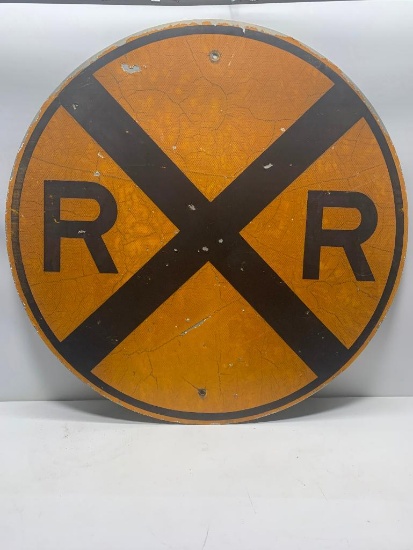 Railroad Crossing Sign, Double Sided