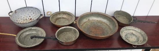 Misc. Antique Cookware and Enamel