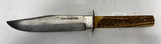 Stag Handled Original Bowie Knife, B. Svoboda Soligen Germany