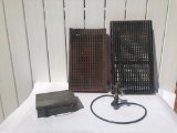 Vintage Sprinkler, Metal Case, Grates