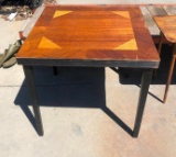 Two Wooden Folding Tables