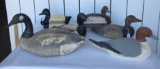 Six Vintage Duck and Goose Decoys