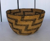 Pima Indian Woven Basket, Bowl Shaped