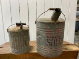 Old Galvanized Fuel Cans