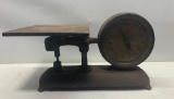 Antique Railway Express Agency Mail Scale, Graphics on Scale Plate