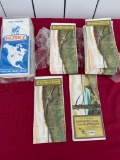 50 NOS Vintage Filling Station Gas & Oil Travel Fold Up Maps - Husky and Kerr McGee
