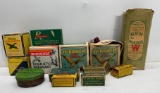 Vintage Ammo Boxes, Shell Boxes w/ Ammo Stock, See Pictures for Detail