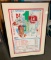 1971 Nebraska Football Championship Framed Poster