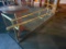 Architectural Salvage Brass Railing, Foot Rests, and Push Bars Approx. 175+/- Running Feet of Brass