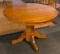 Solid Oak Round Restaurant Table 29