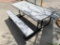 Lifetime Picnic Table, Plastic Seat/Table Top, Has Some Hail Damage, Cracks & Holes, See Pictures