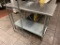 Stainless Steel Prep Table with under shelving 48