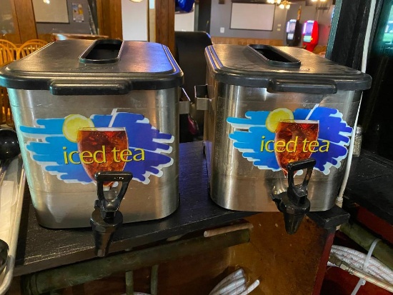 2 Wilbur Curtis Ice Tea Dispensers