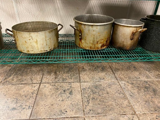 3 Aluminum Stock Pots