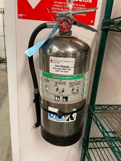 Stainless Ansul Fire extinguisher (Super K)