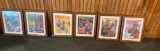 (11) Framed Vintage Sport Magazines (60s,70s,80s)