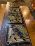 (4) Stain Glass Panels