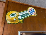 Green Bay Packer Miller Light Tin Sign - Superbowl 35, Minnesota Fats Hustler Movie Framed Poster